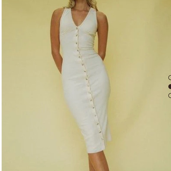 Line by K Harper Dress in Cream size S - Picture 6 of 7